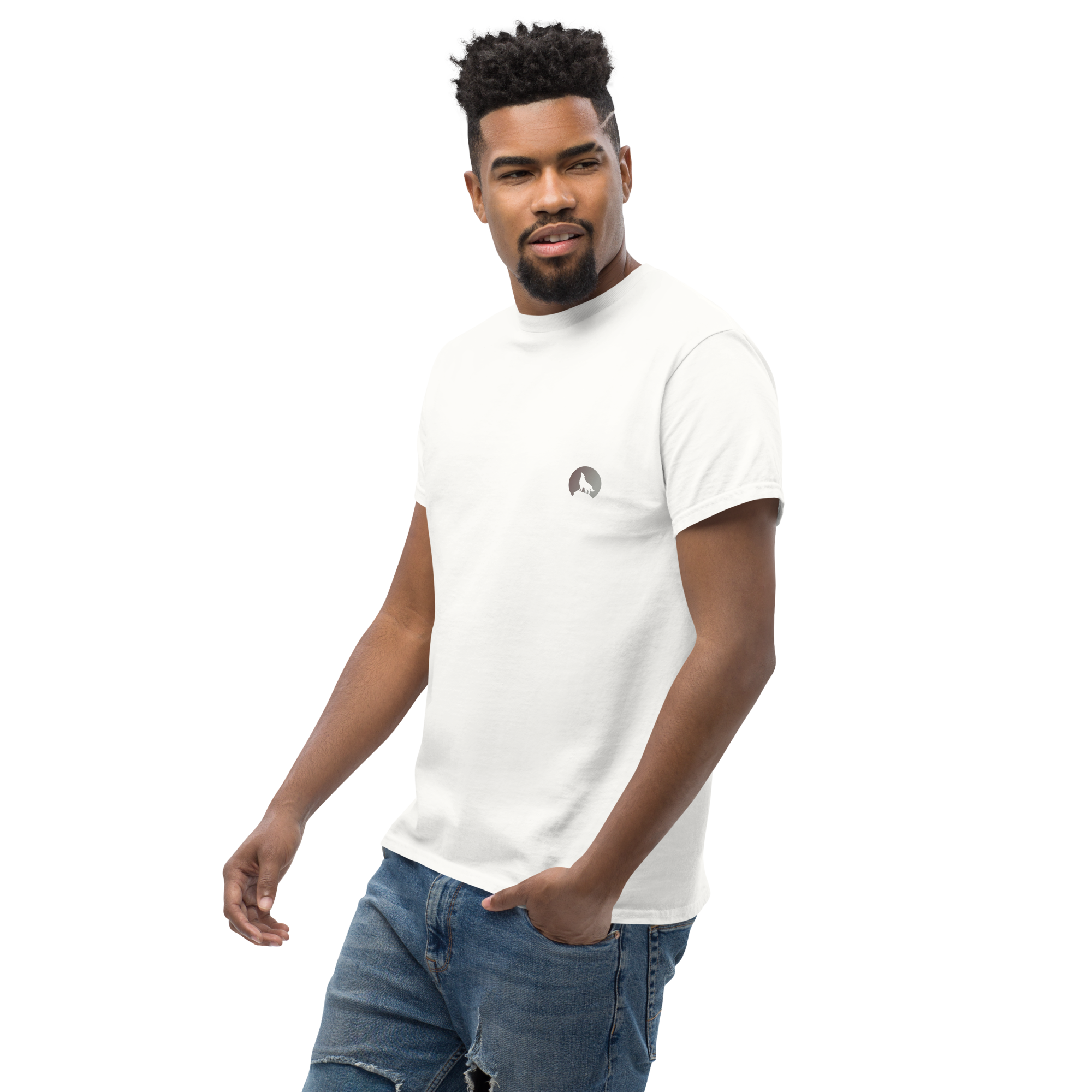 Vargr Wolf Print Short sleeve T-shirt